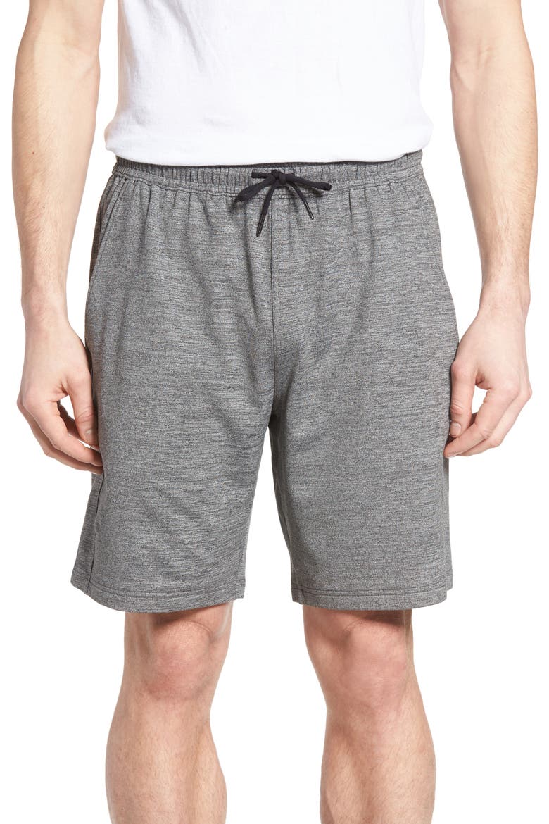 Pyrite Knit Shorts, Main, color, GREY OBSIDIAN MELANGE