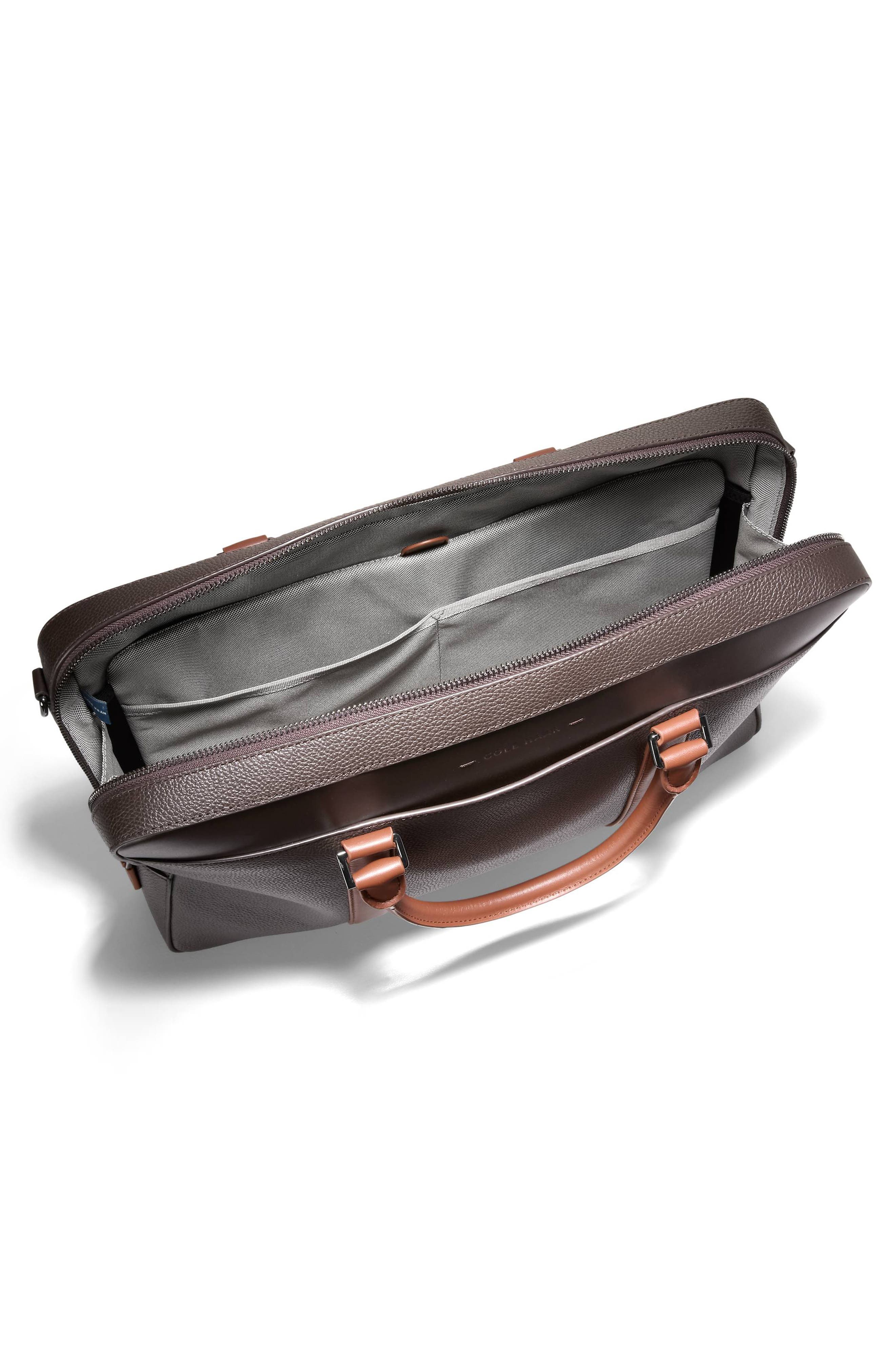 Cole Haan Triboro Leather Briefcase, Alternate, color, 