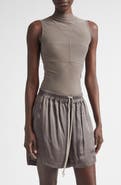 Rick Owens Temple Sleeveless Tulle Top