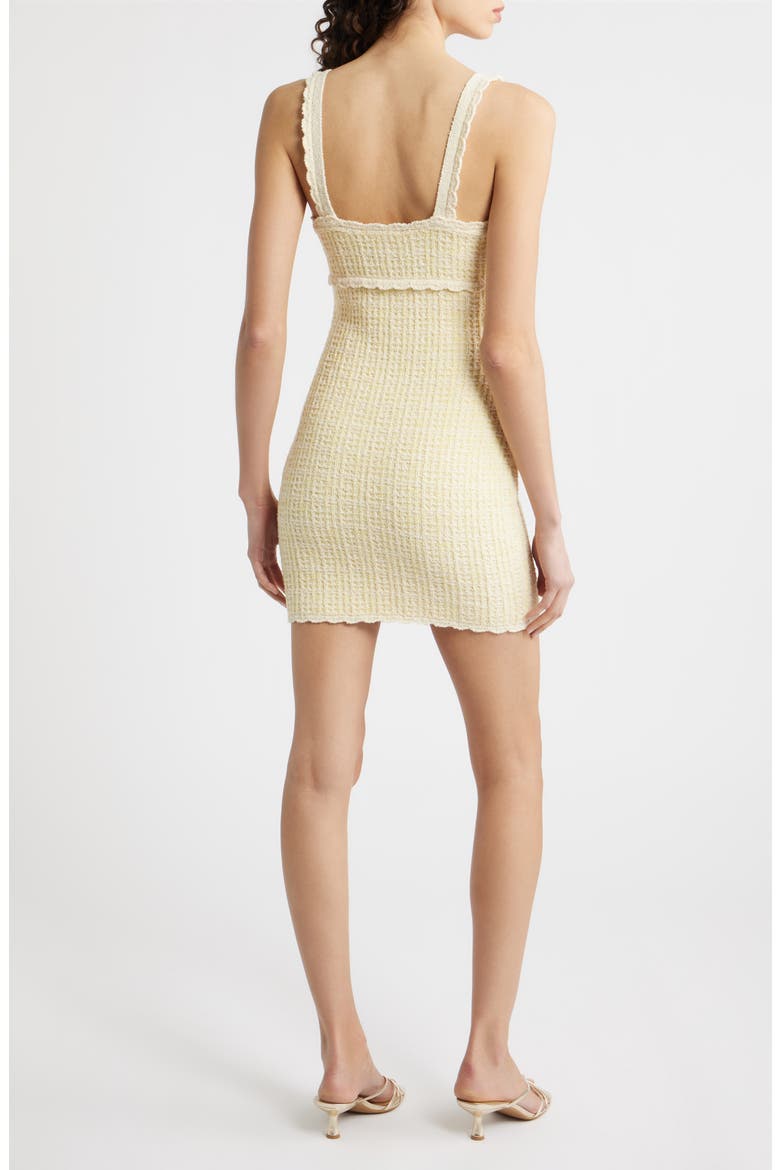 Etna Knit Body-Con Knit Minidress, Alternate, color, DAYLILY YELLOW