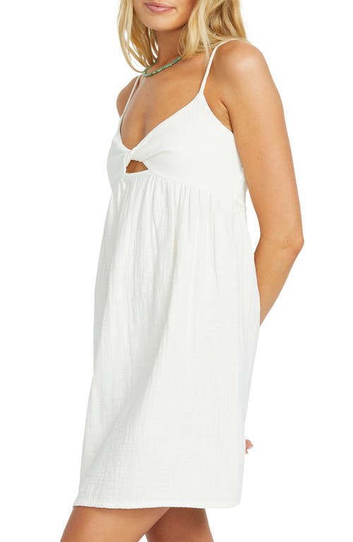 BILLABONG BILLABONG IN A TWIST COTTON MINIDRESS