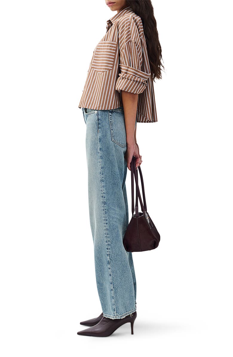 rag & bone/JEAN Saige Low Rise Relaxed Straight Jeans, Alternate, color, Rosland