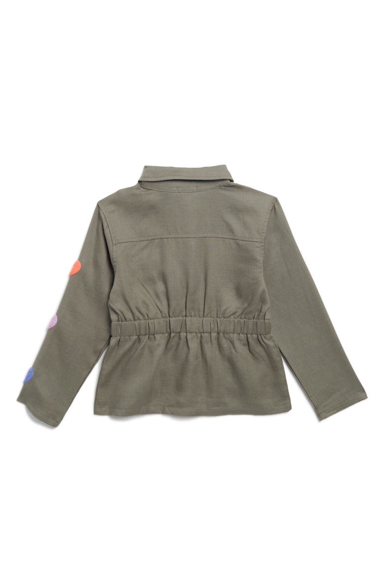 Splendid Kids' Hearts Utility Jacket, Alternate, color, 
