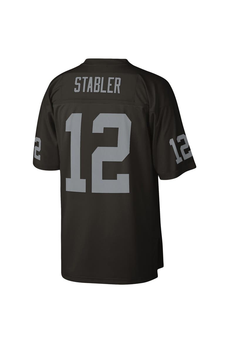 Men's Mitchell & Ness Ken Stabler Black Las Vegas Raiders Legacy Replica Jersey, Alternate, color, Black