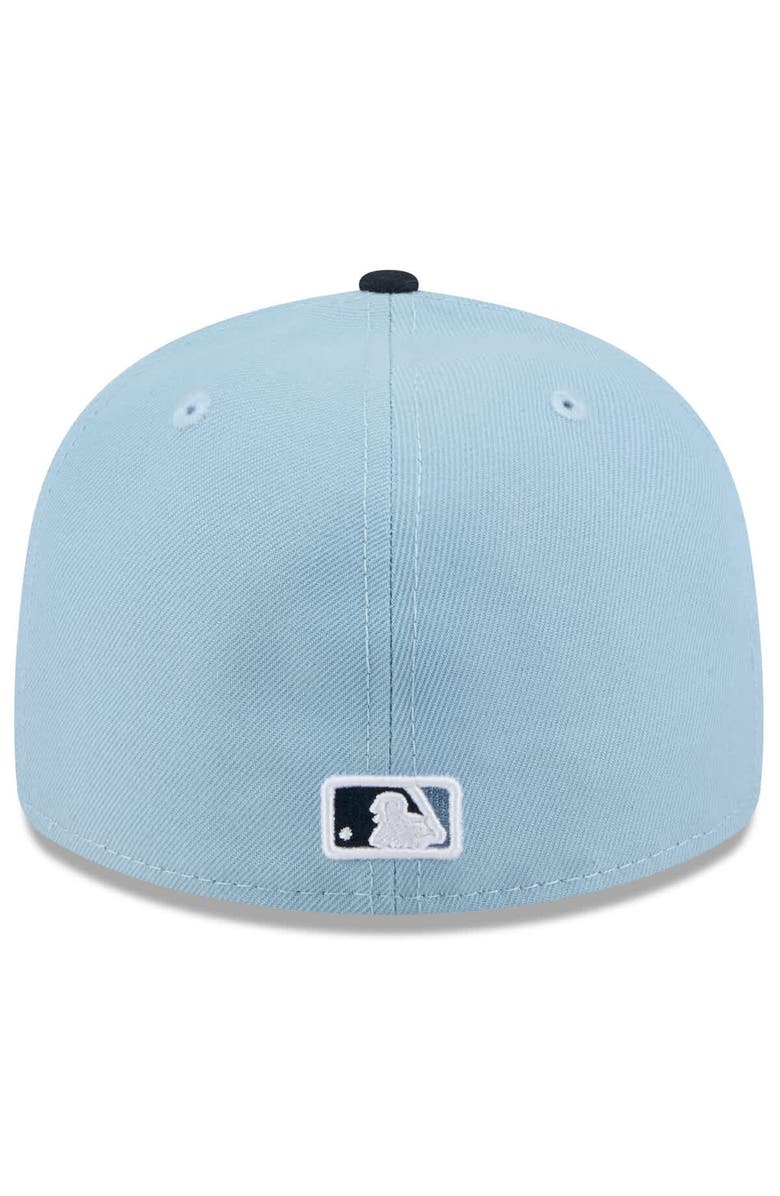 New Era Men's New Era Light Blue/Navy Washington Nationals 2025 City Connect Low Profile 59FIFTY Fitted Hat, Alternate, color, Light Blue