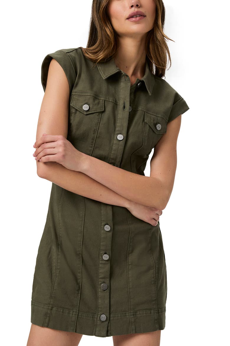 Dekalb Denim Dress, Alternate, color, VINTAGE FORESTER GREEN