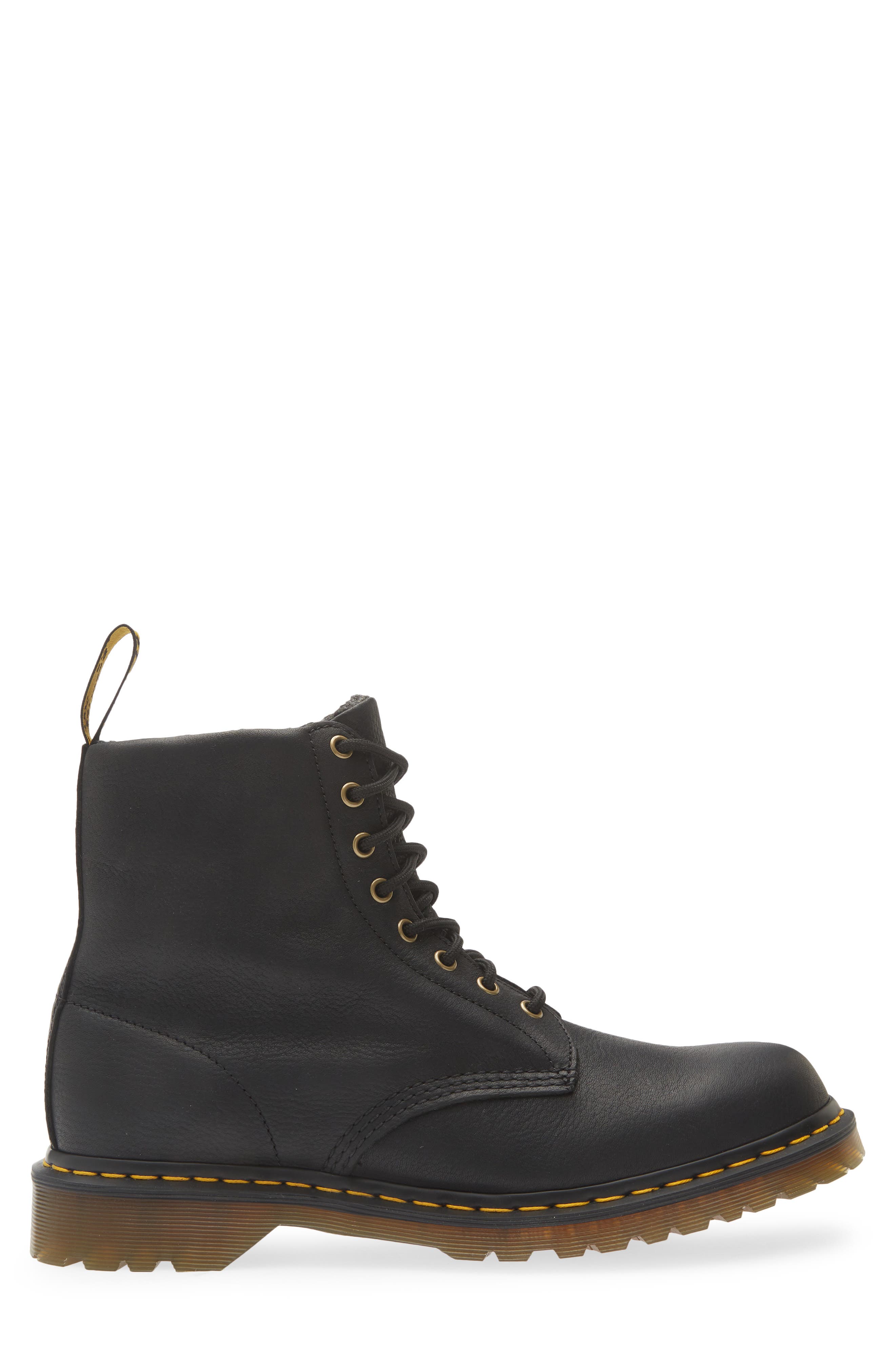 Dr. Martens <p>1460 Pascal Leather Combat Boot (Men)</p>, Alternate, color, Black