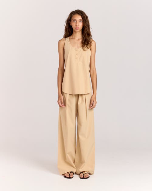 Romy Summer Tank In Tan