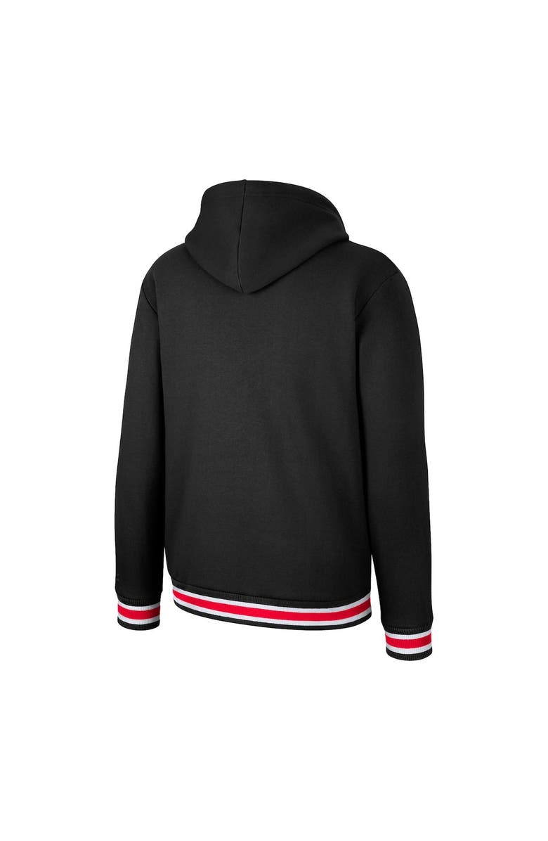 COLOSSEUM Men's Colosseum Black Nebraska Huskers Varsity Arch Pullover Hoodie, Alternate, color, 