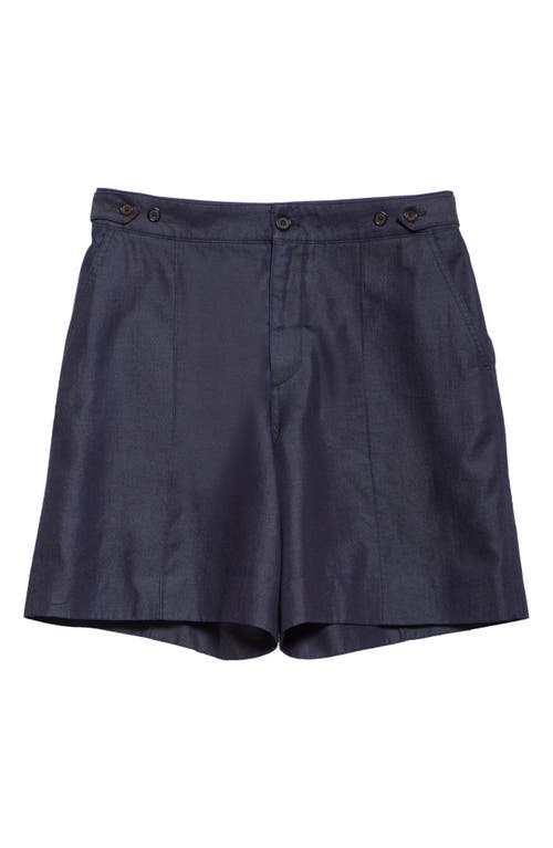 Alexander Mcqueen Mcqueen Denim Shorts In Indigo