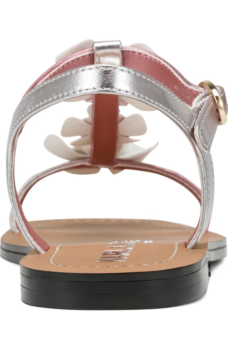 KARL LAGERFELD PARIS Margate Flower Embellished Sandal, Alternate, color, Pink