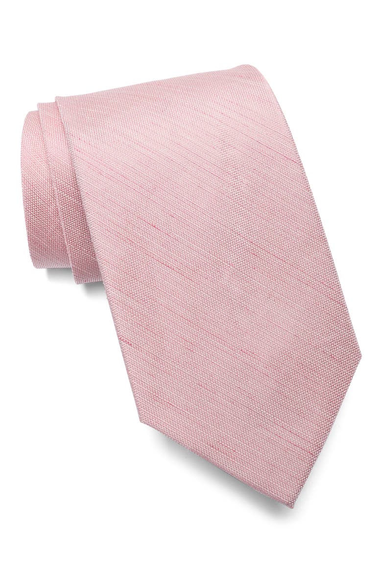 Textured Tie, Main, color, PINK