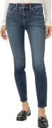 Silver Jeans Co. Elyse Curvy Mid Rise Slim Straight Leg Jeans