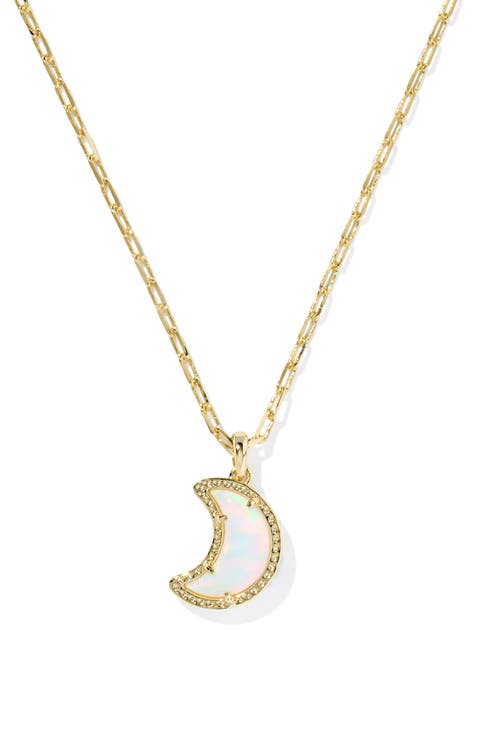 Moon Pendant Necklace