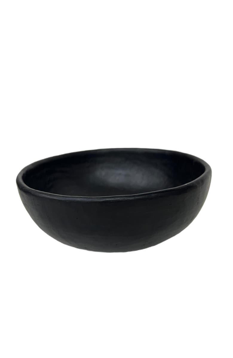 Nimmit Longpi Black Stone Pottery Handmade Bowl, Alternate, color, Black