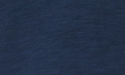 Travismathew Cloud Stretch Modal & Cotton Henley In Navy Blazer