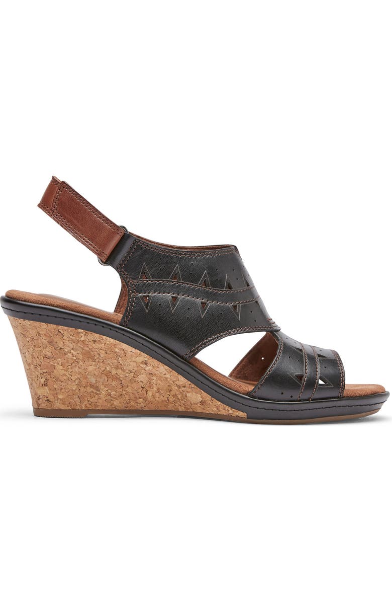 Rockport Cobb Hill Janna Slingback Wedge Sandal, Alternate, color,