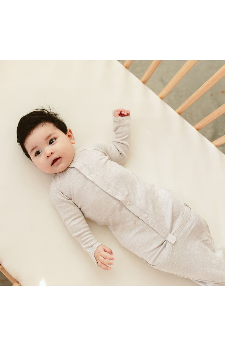 goumikids Goumi 24 Hour Convertible Sleeper Baby Gown, Alternate, color, Storm Gray