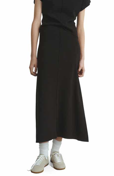 MANGO A-Line Knit Skirt