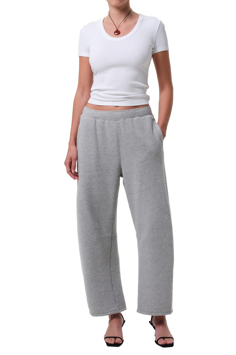Miro Cotton Blend Sweatpants, Alternate, color, HEATHER GREY L