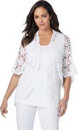 Jessica London Crochet Cardigan