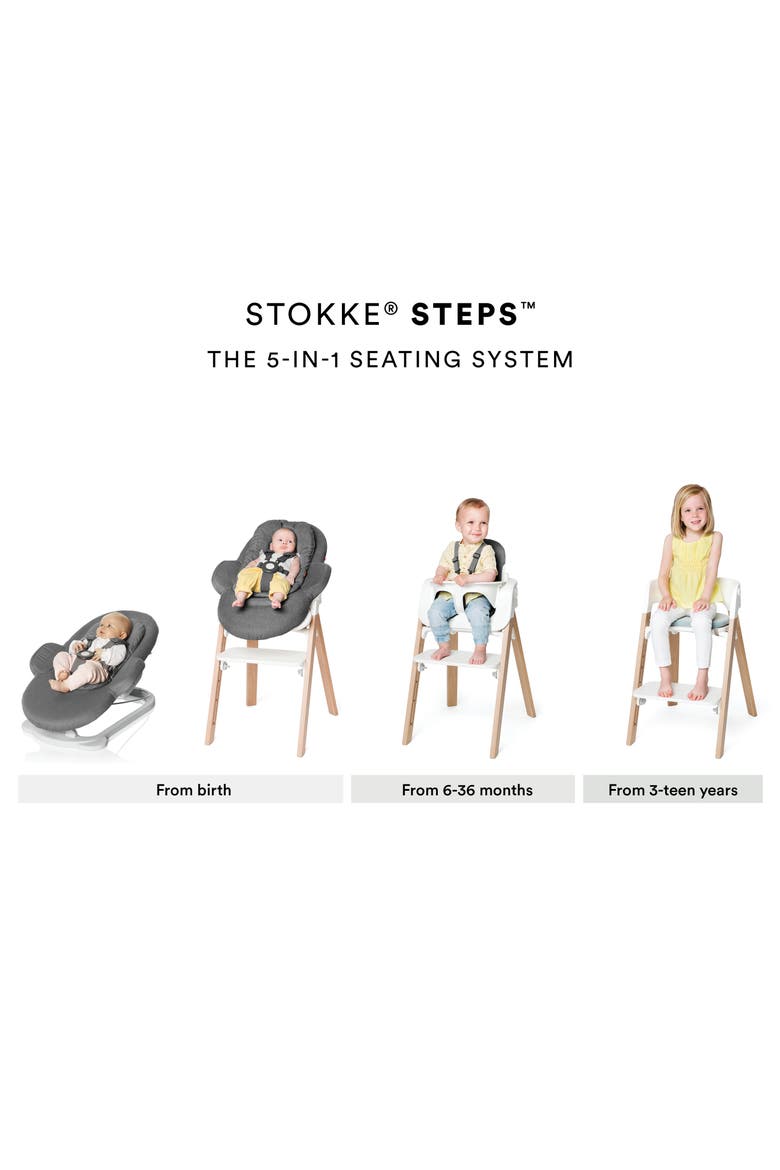 Steps™ Highchair, Alternate, color, BLACK / NATURAL