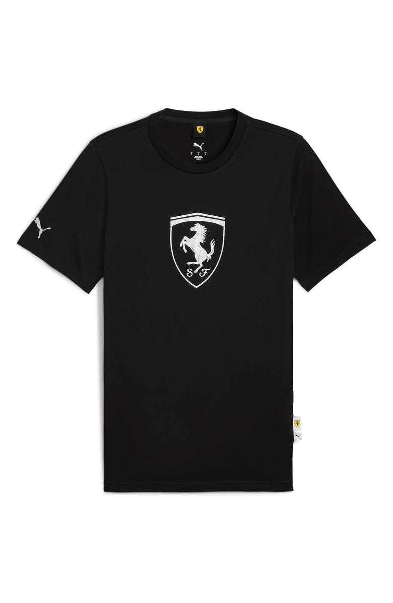 PUMA x Ferrari Sportswear Shield Graphic T-Shirt, Alternate, color, Puma Black