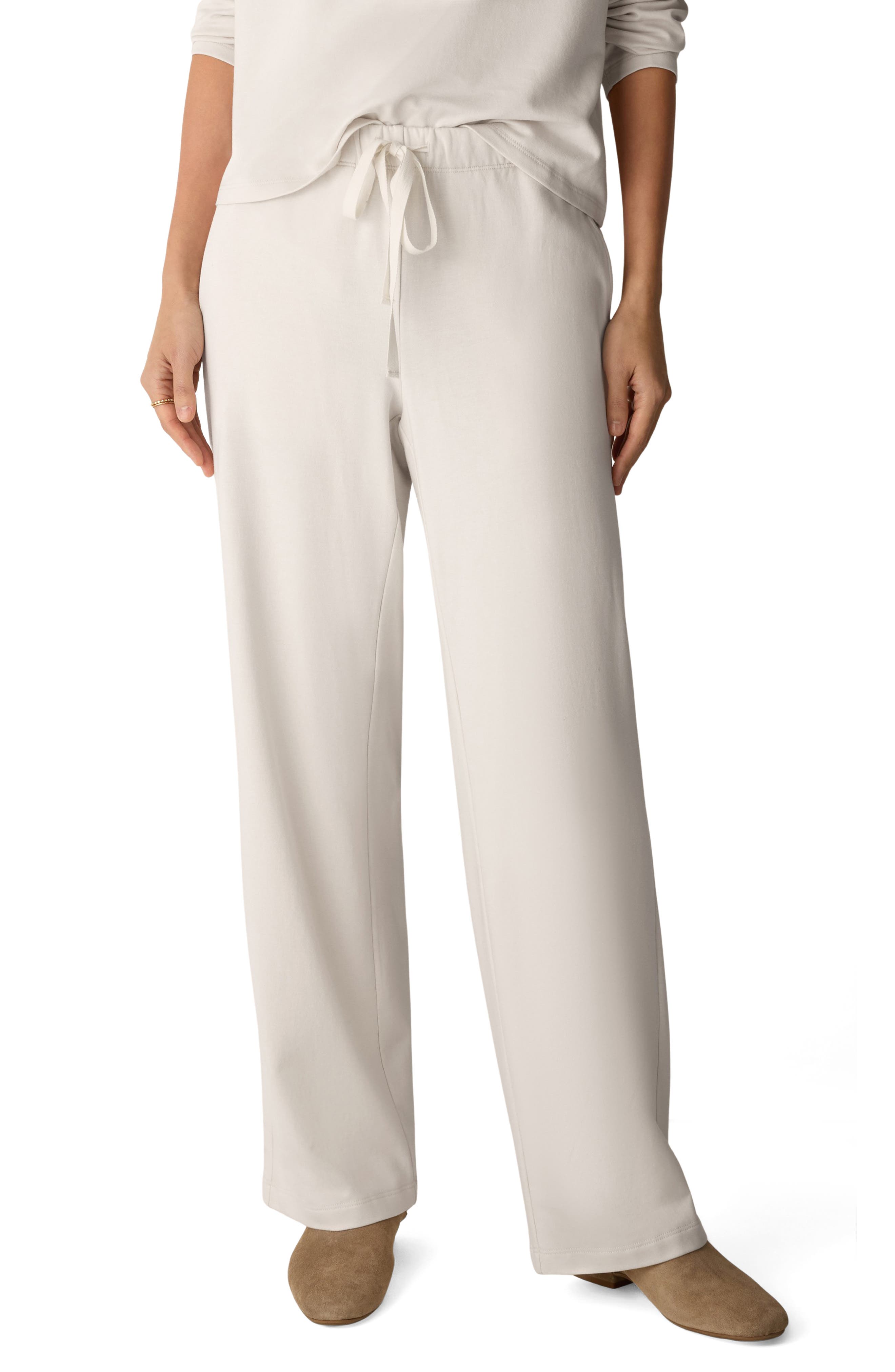 Eileen Fisher Straight Full Length Pants (Women) | Nordstrom