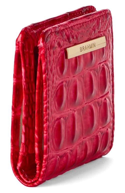 Brahmin Jane Croc Embossed Leather Wallet