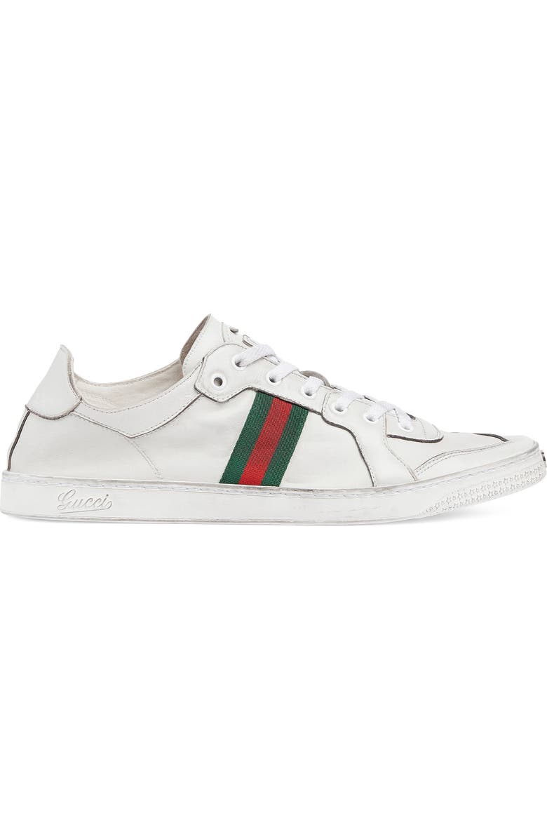Gucci Coda Low Top Sneaker, Alternate, color, White
