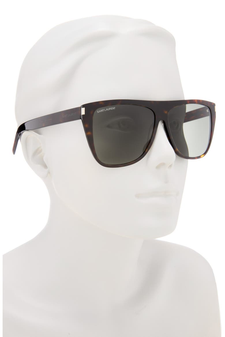 59mm Square Sunglasses, Alternate, color, HAVANA HAVANA GREY