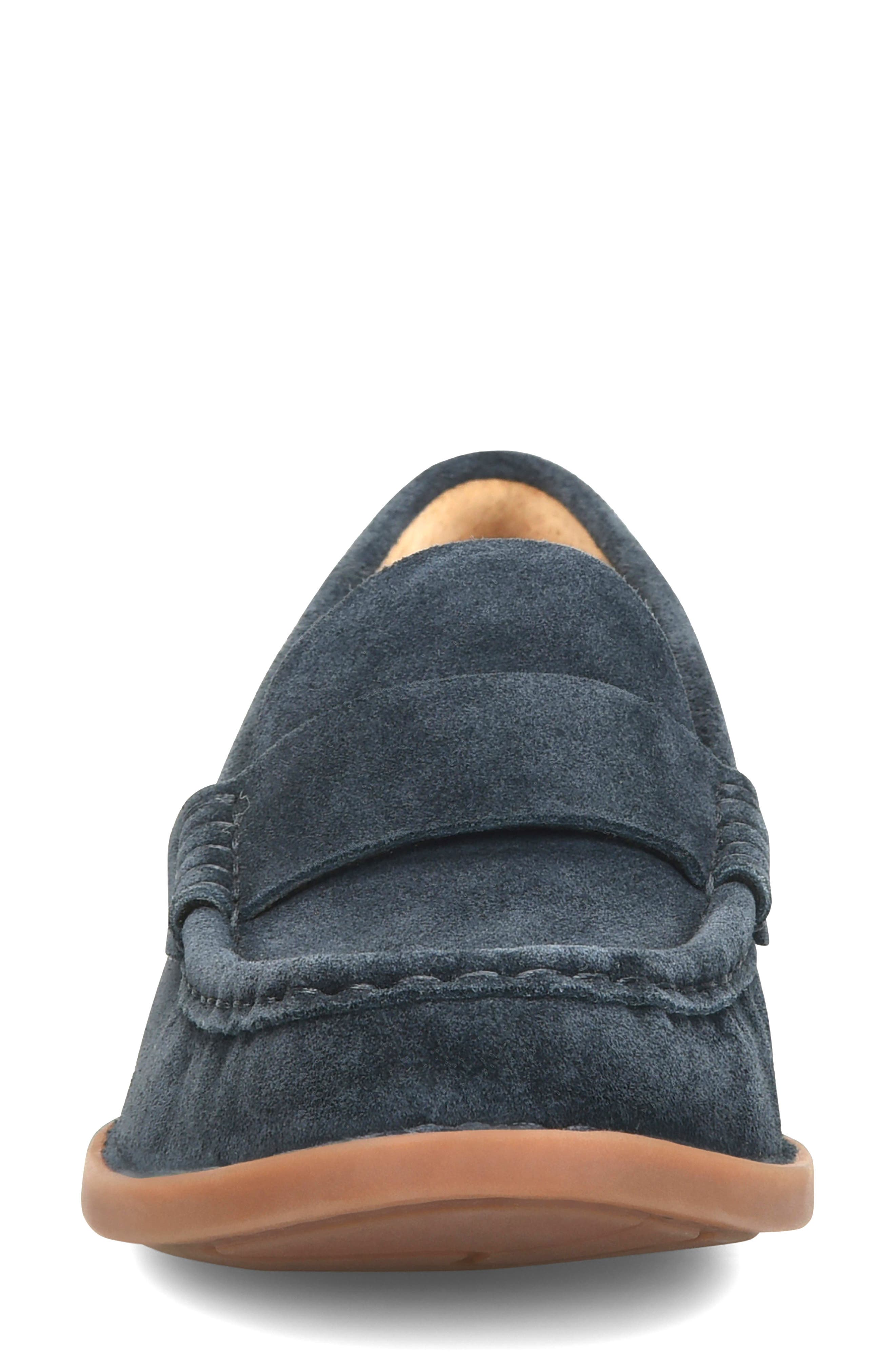 Marlina Loafer, Alternate, color, NAVY SUEDE