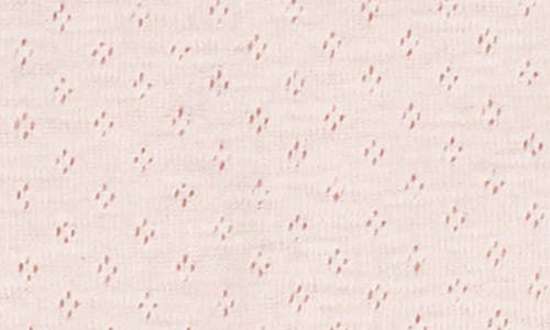 L'ovedbaby Pointelle Organic Cotton Bubble Romper In Cotton Candy