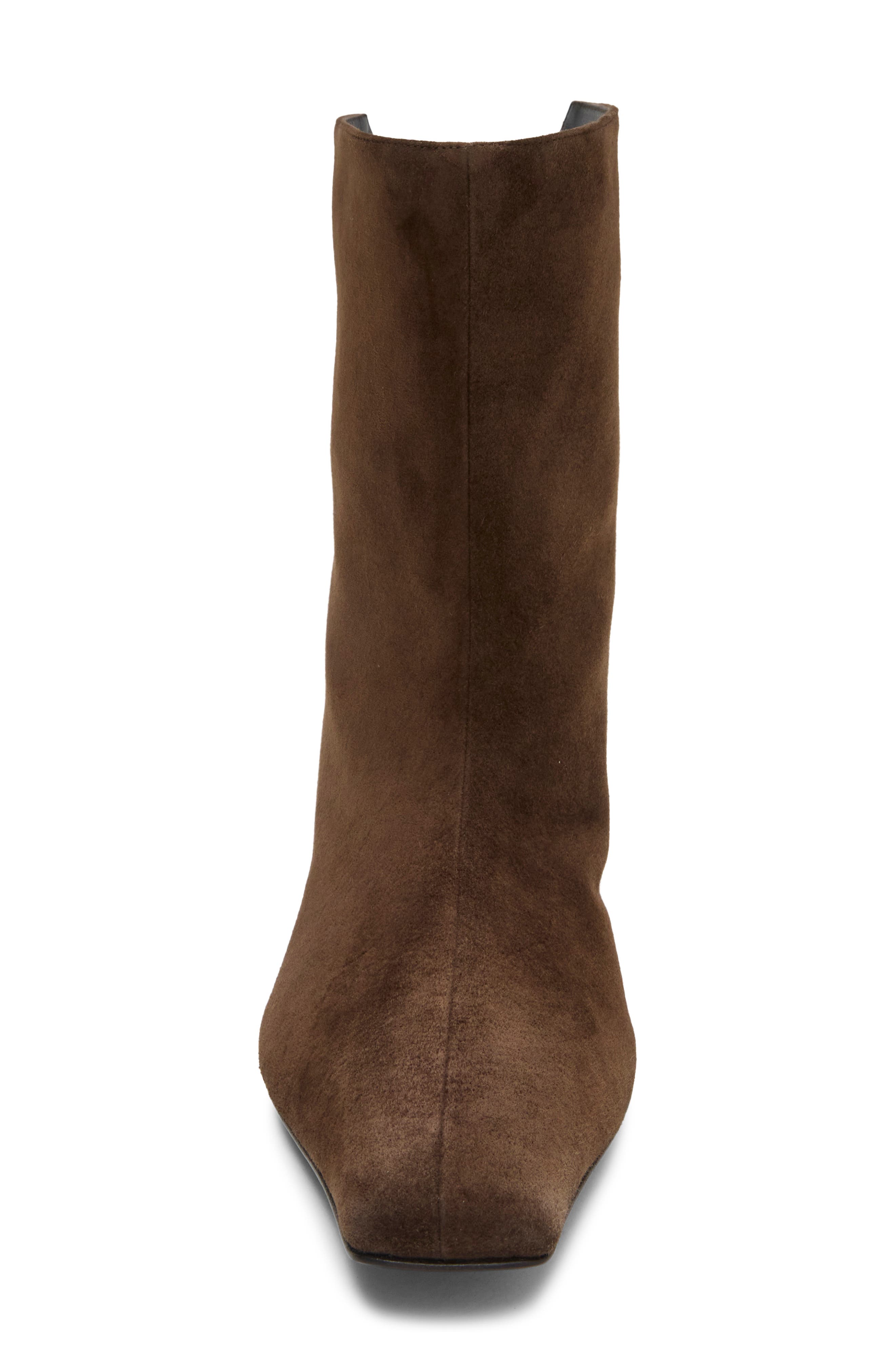Ona Suede Bootie, Alternate, color, EBANO