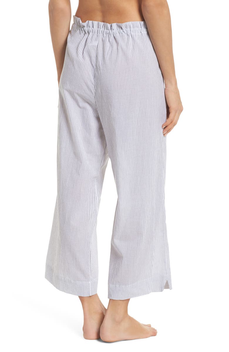 Commando Cotton Voile Crop Pajama Pants, Alternate, color,