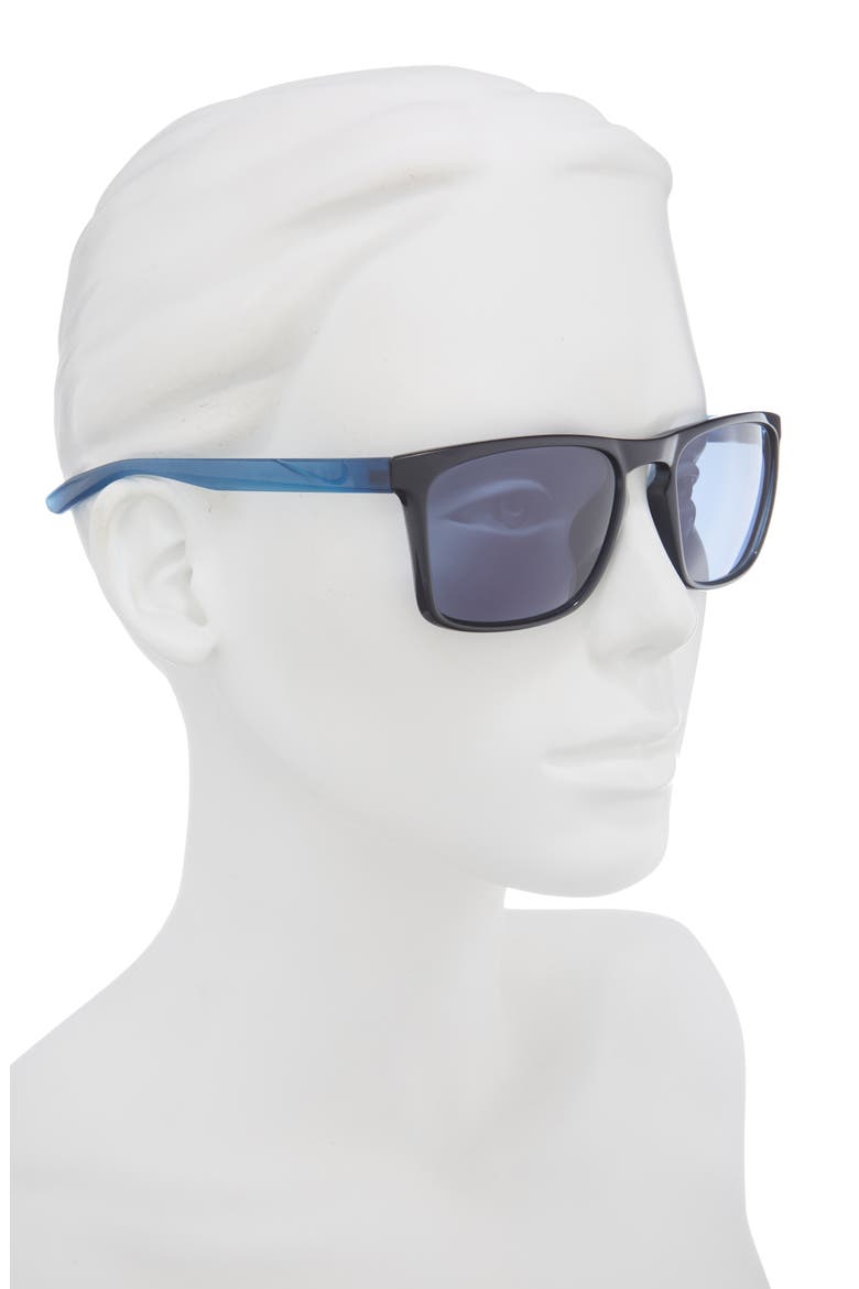 Sky Ascent 55mm Rectangular Sunglasses, Alternate, color, OBSIDIAN/ NAVY