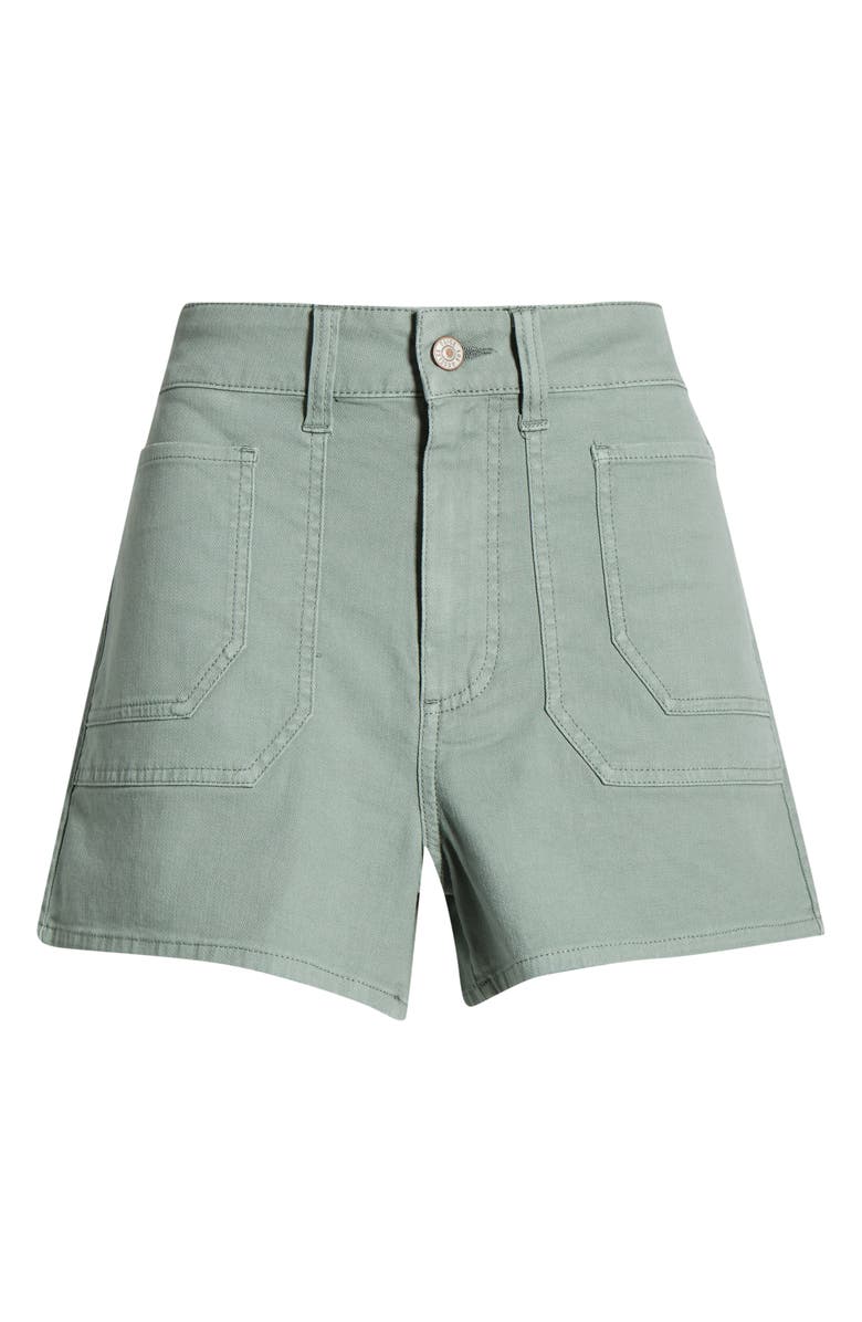 PAIGE Laken Denim Shorts, Main, color, Vintage Seaglass