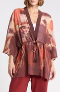 DR2 by Daniel Rainn Drawstring Tie Chiffon Topper