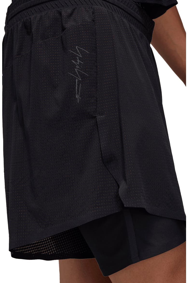 2-in-1 Running Shorts, Alternate, color, BLACK