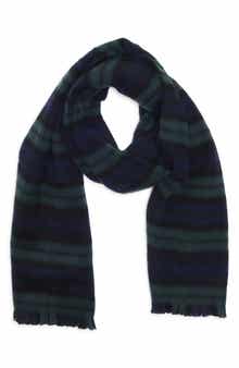 Nordstrom Exploded Plaid Merino Wool Scarf