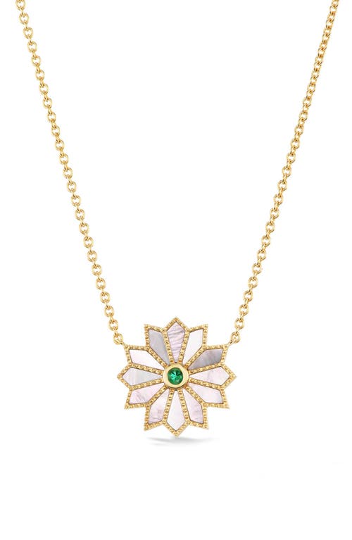 Orly Marcel Mini Sacred Flower Pendant Necklace in Green  product