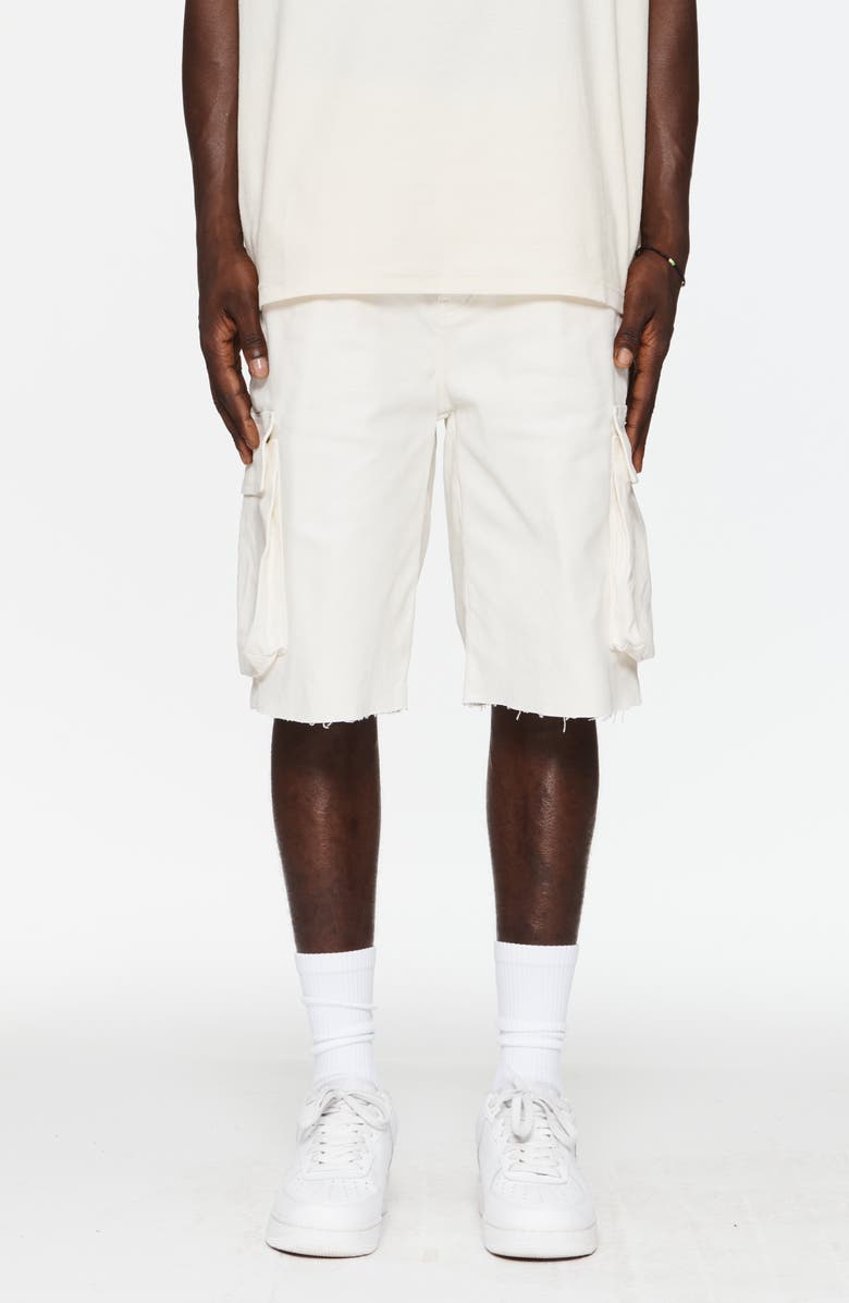 PURPLE BRAND High Shine Cargo Shorts, Main, color,