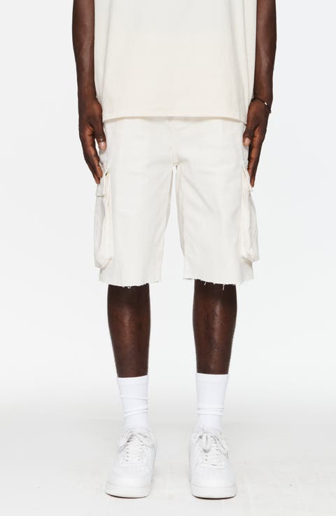 High Shine Cargo Shorts