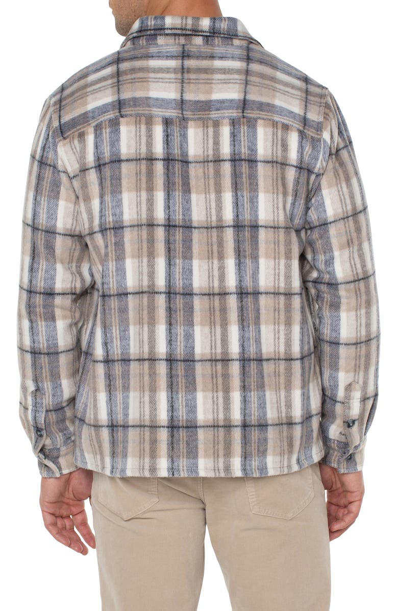 Liverpool Los Angeles Plaid Shirt Jacket, Alternate, color, 