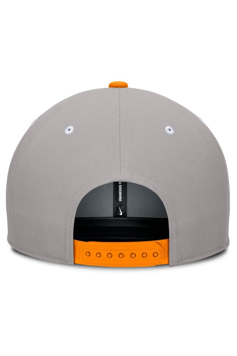 Men's Nike Tennessee Orange/Gray Tennessee Volunteers Prep Pro Performance Snapback Hat, Alternate, color, Tennessee Orange