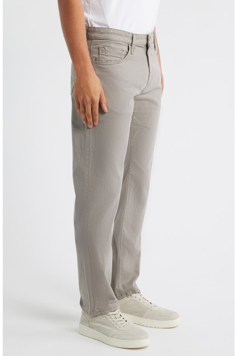 Zach Straight Leg Twill Pants, Alternate, color, STONE TWILL