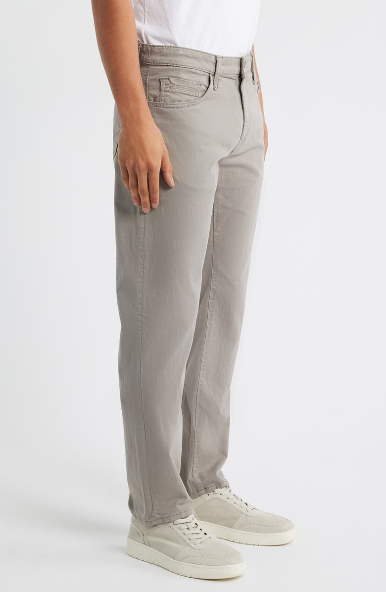Mavi Jeans Zach Straight Leg Twill Pants, Alternate, color, Stone Twill