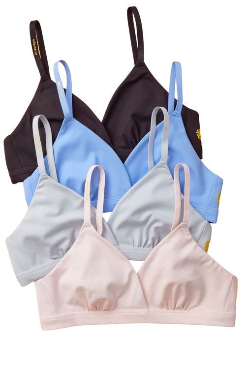 Yellowberry Butter Triangle Bra In Ocean