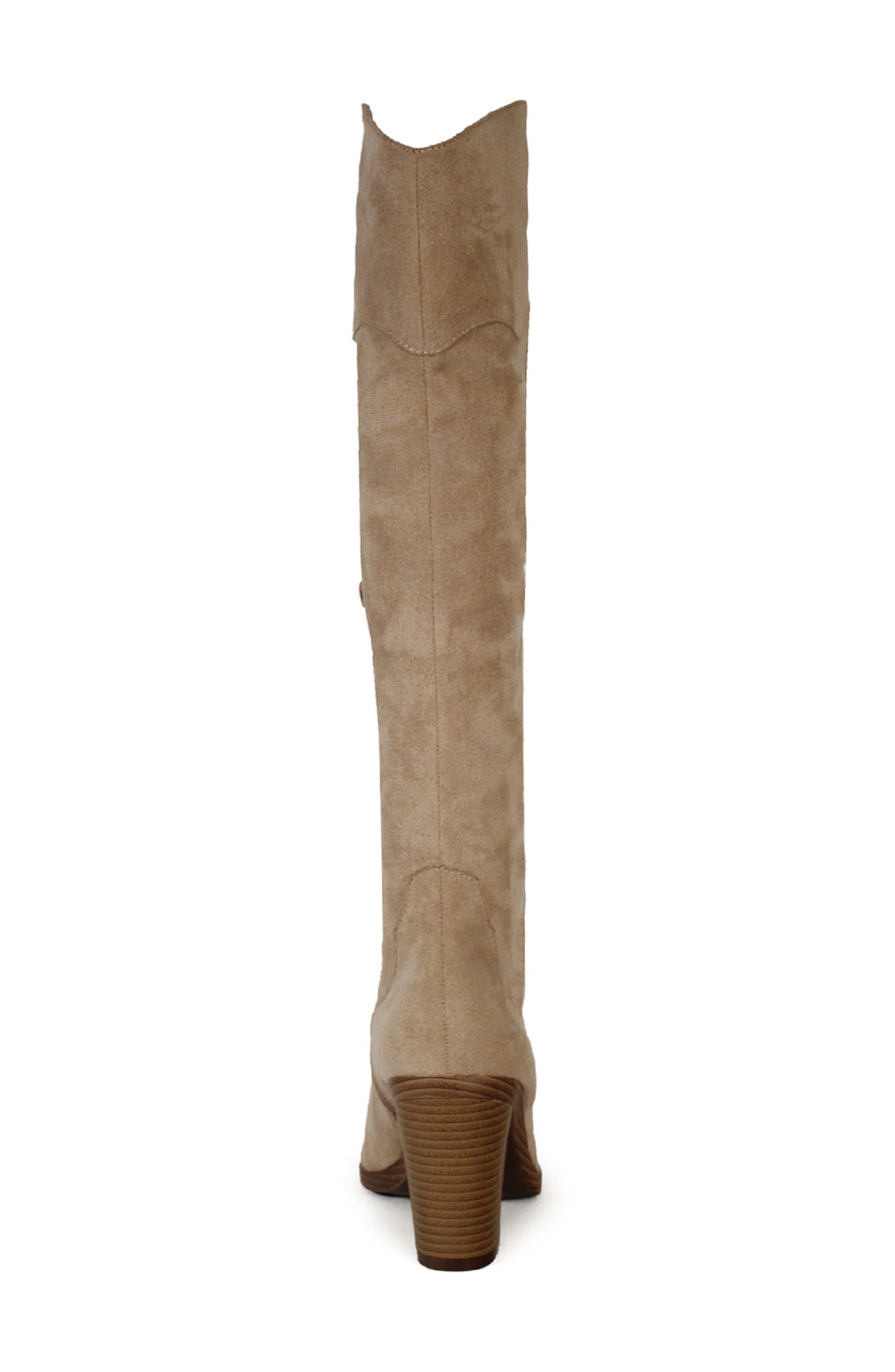 YOKI Muriel 09 Tall Boot, Alternate, color, Beige