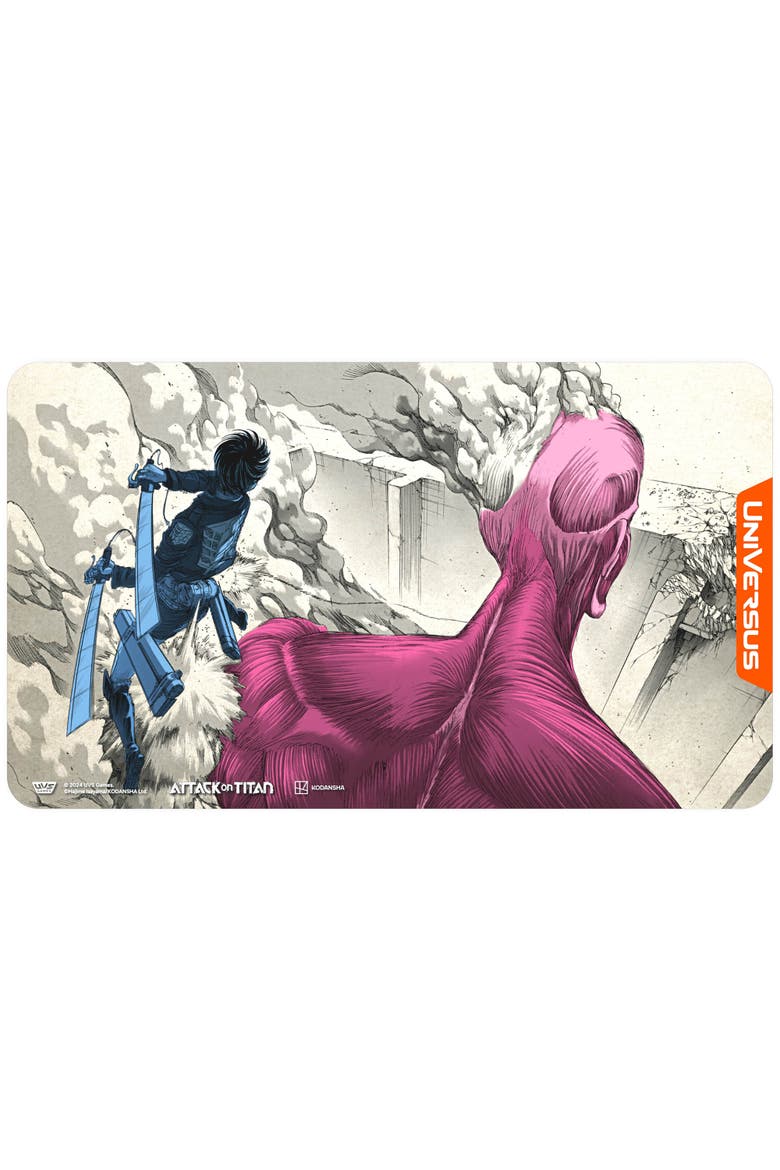 Attack On Titan Origins Of Power Lethal Strike Playmat, Main, color, Multicolored